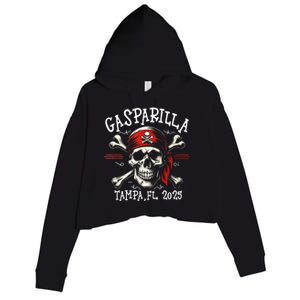 Gasparilla 2025 Pirate Festival Tampa Fl Crop Fleece Hoodie