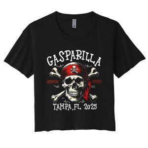 Gasparilla 2025 Pirate Festival Tampa Fl Women's Crop Top Tee