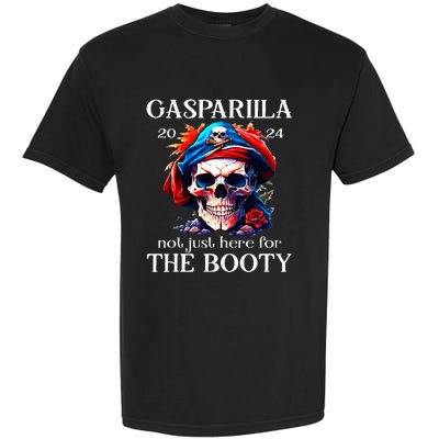 Gasparilla 2024 Pirate Festival Not Just Here For The Booty Garment-Dyed Heavyweight T-Shirt