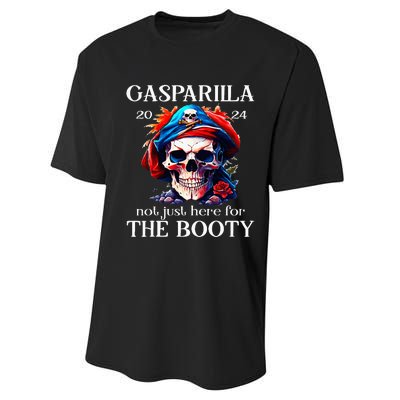 Gasparilla 2024 Pirate Festival Not Just Here For The Booty Performance Sprint T-Shirt