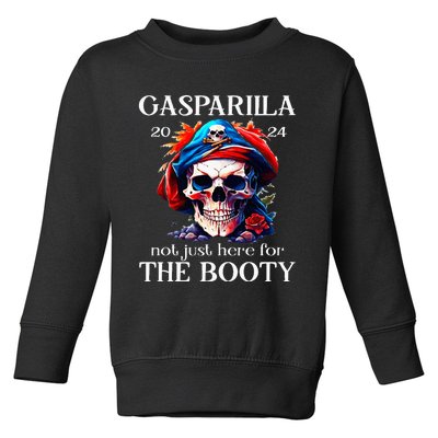 Gasparilla 2024 Pirate Festival Not Just Here For The Booty Toddler Sweatshirt