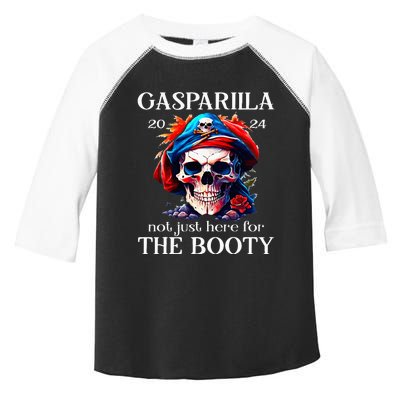 Gasparilla 2024 Pirate Festival Not Just Here For The Booty Toddler Fine Jersey T-Shirt