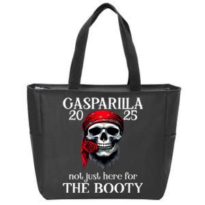 Gasparilla 2025 Pirate Festival Not Just Here For The Booty Zip Tote Bag