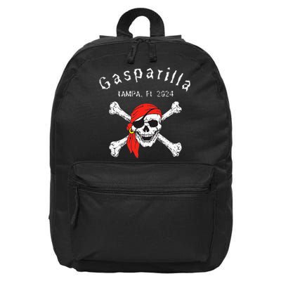 Gasparilla 2024 Priate Festival Tampa Fl Gasparilla Souvenir 16 in Basic Backpack