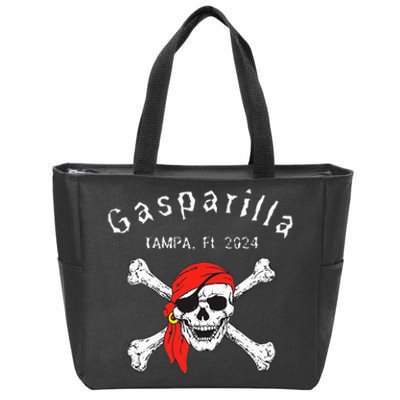 Gasparilla 2024 Priate Festival Tampa Fl Gasparilla Souvenir Zip Tote Bag