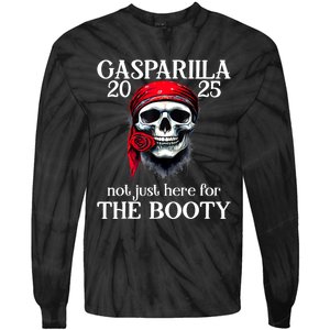 Gasparilla 2025 Pirate Festival Not Just Here For The Booty Tie-Dye Long Sleeve Shirt