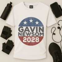 Gavin 2028 Retro Gavin Newsom For President 2028 Cooling Performance Crew T-Shirt