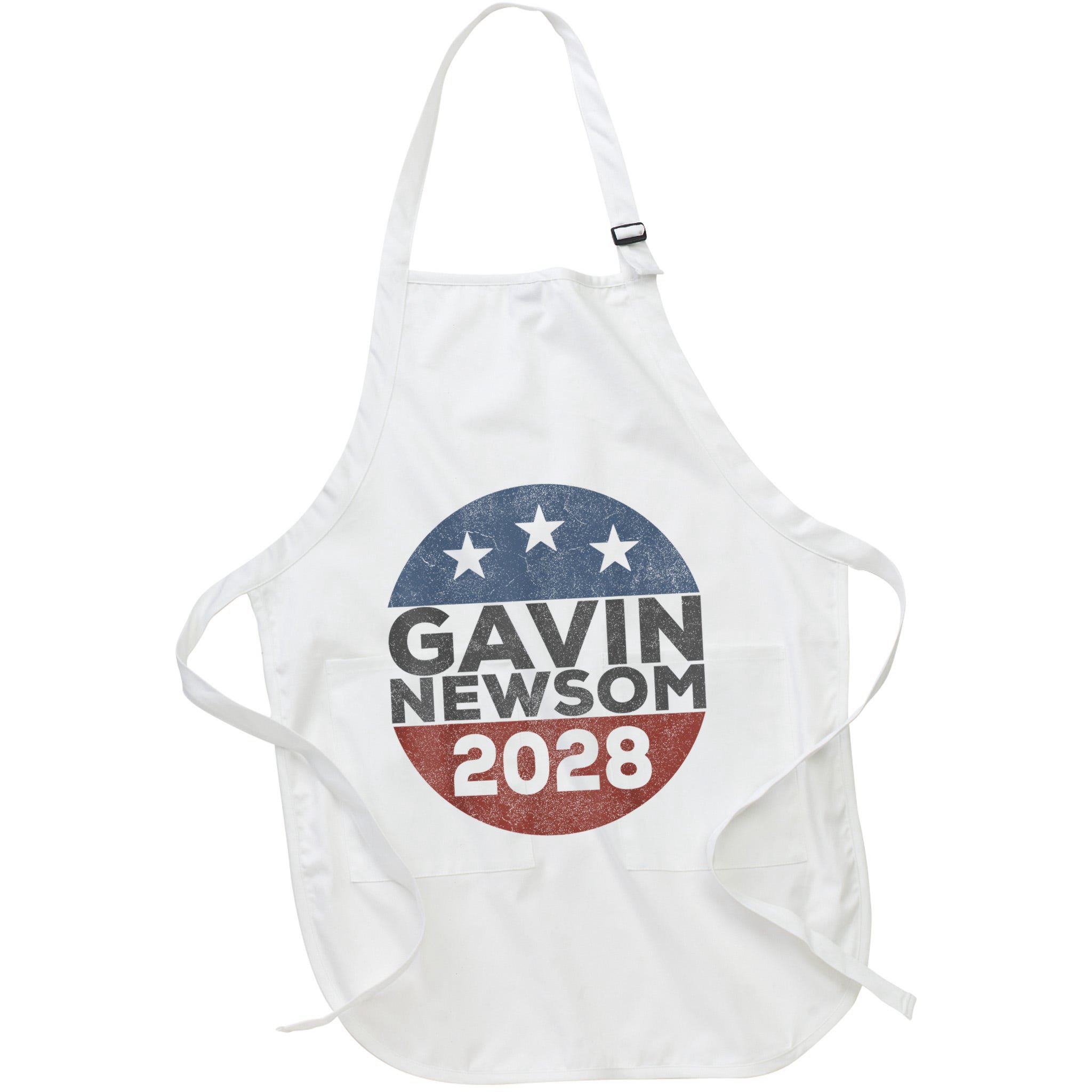Gavin 2028 Retro Gavin Newsom For President 2028 Apron
