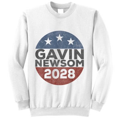Gavin 2028 Retro Gavin Newsom For President 2028 Sweatshirt