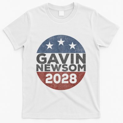 Gavin 2028 Retro Gavin Newsom For President 2028 T-Shirt