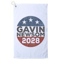 Gavin 2028 Retro Gavin Newsom For President 2028 Golf Towel