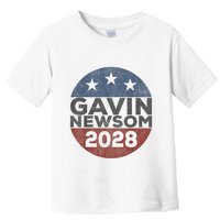 Gavin 2028 Retro Gavin Newsom For President 2028 Toddler T-Shirt