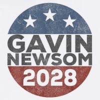 Gavin 2028 Retro Gavin Newsom For President 2028 Toddler T-Shirt