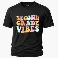 Grade 2 Teachers Students Hippie Second Grade Vibes Gift Cooling Performance Crew T-Shirt