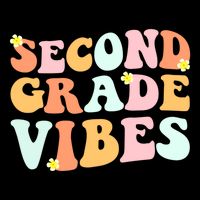 Grade 2 Teachers Students Hippie Second Grade Vibes Gift 7-Panel Snapback Hat