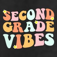 Grade 2 Teachers Students Hippie Second Grade Vibes Gift Adult Drive Performance Visor