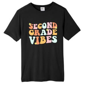 Grade 2 Teachers Students Hippie Second Grade Vibes Gift Tall Fusion ChromaSoft Performance T-Shirt