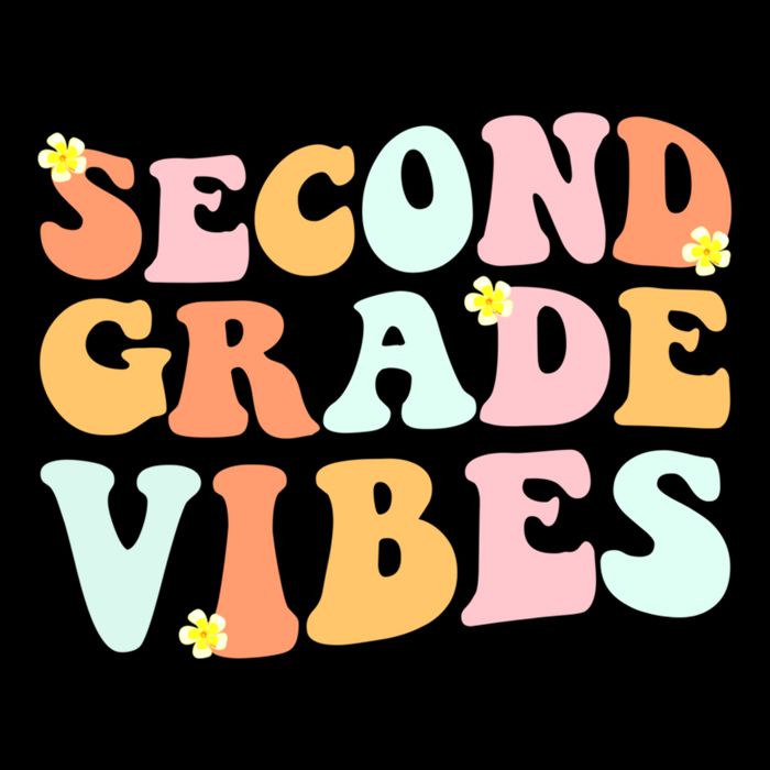 Grade 2 Teachers Students Hippie Second Grade Vibes Gift Cooling Performance Long Sleeve Crew