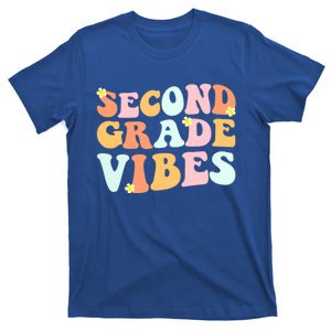 Grade 2 Teachers Students Hippie Second Grade Vibes Gift T-Shirt