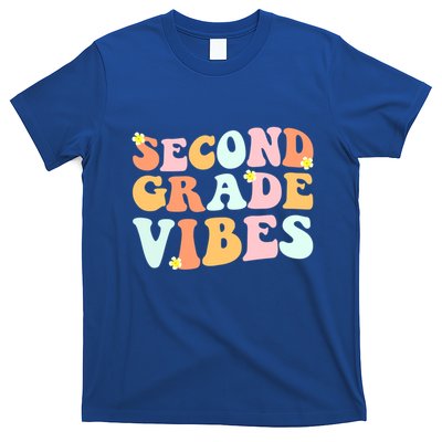 Grade 2 Teachers Students Hippie Second Grade Vibes Gift T-Shirt