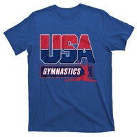 Gymnastics 2024 Us Flag Patriotic American Sports Fan Usa T-Shirt