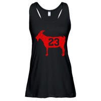 GOAT 23 Vintage Red Ladies Essential Flowy Tank