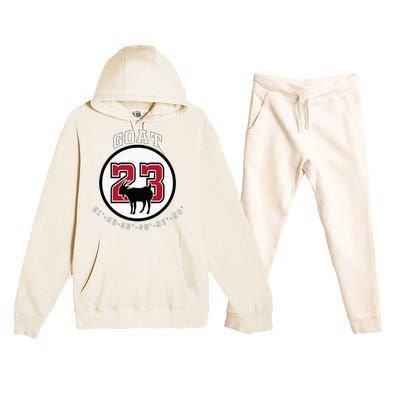 Goat 23 Vintage Premium Hooded Sweatsuit Set