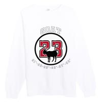 Goat 23 Vintage Premium Crewneck Sweatshirt