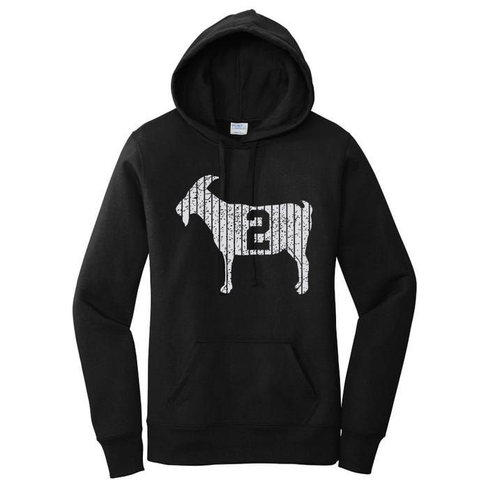 Goat 2 Vintage Women's Pullover Hoodie