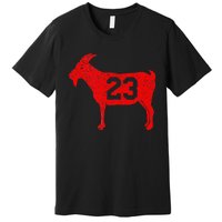 GOAT 23 Vintage Red Premium T-Shirt