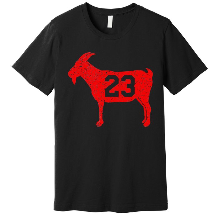 GOAT 23 Vintage Red Premium T-Shirt