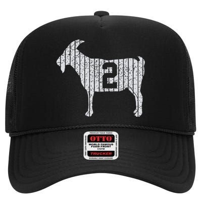 GOAT 2 Vintage football lovers  High Crown Mesh Back Trucker Hat