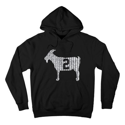 GOAT 2 Vintage football lovers  Hoodie