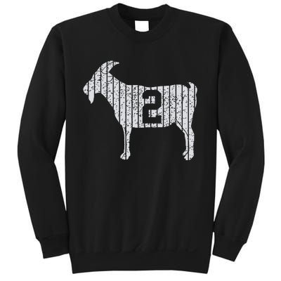 GOAT 2 Vintage football lovers  Sweatshirt