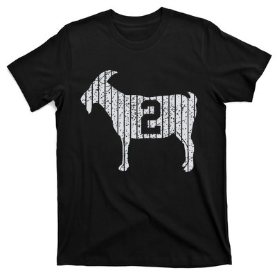 GOAT 2 Vintage football lovers  T-Shirt