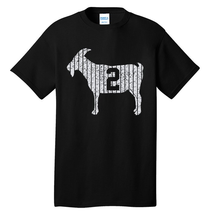 GOAT 2 Vintage football lovers  Tall T-Shirt