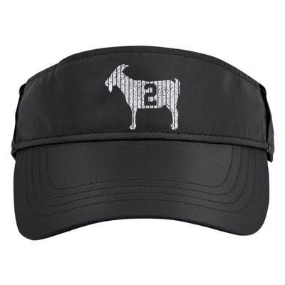 GOAT 2 Vintage football lovers  Adult Drive Performance Visor