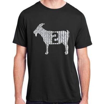 GOAT 2 Vintage football lovers  Adult ChromaSoft Performance T-Shirt