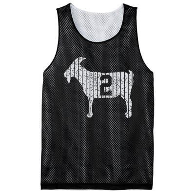 GOAT 2 Vintage football lovers  Mesh Reversible Basketball Jersey Tank