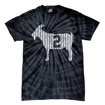 GOAT 2 Vintage football lovers  Tie-Dye T-Shirt