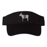 GOAT 2 Vintage football lovers  Valucap Bio-Washed Visor