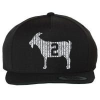 GOAT 2 Vintage football lovers  Wool Snapback Cap