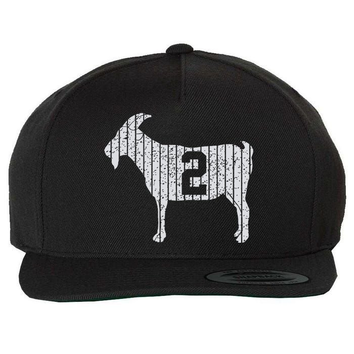 GOAT 2 Vintage football lovers  Wool Snapback Cap