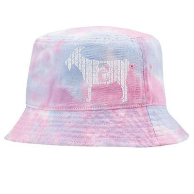 GOAT 2 Vintage football lovers  Tie-Dyed Bucket Hat