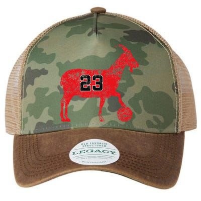 Goat 23 Vintage Greatest Of All Time Legacy Tie Dye Trucker Hat