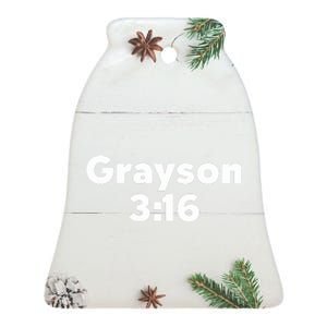 Grayson 3 16 I Just Broke Your Hand Ceramic Bell Ornament