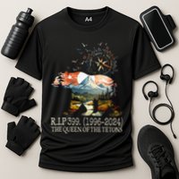 Grizzly 399 28 Years Old Memory The Queen Of The Tetons Performance Shirt
