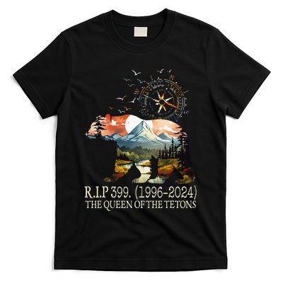 Grizzly 399 28 Years Old Memory The Queen Of The Tetons T-Shirt