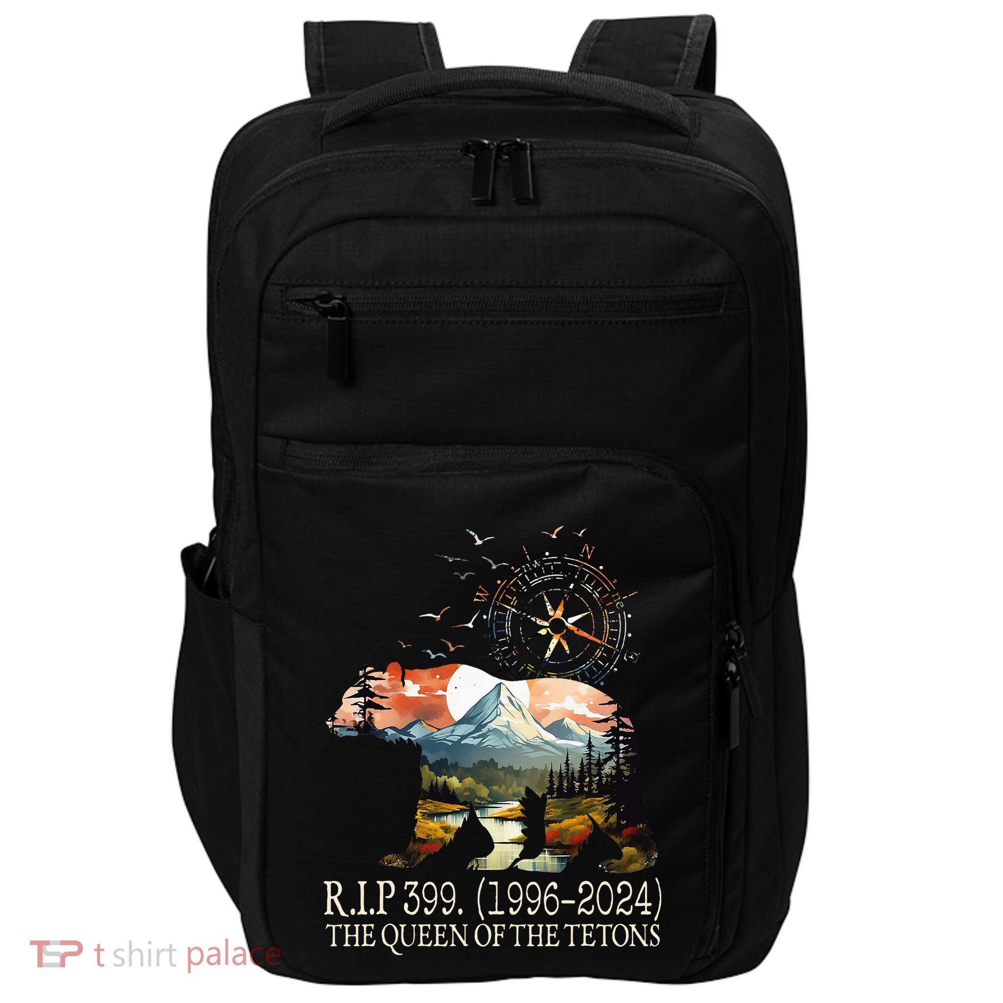 Grizzly 399 28 Years Old Memory The Queen Of The Tetons Impact Tech Backpack