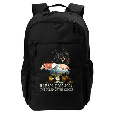 Grizzly 399 28 Years Old Memory The Queen Of The Tetons Backpack